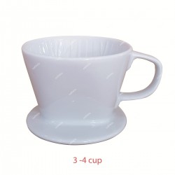 ถ้วยกรองกาแฟเซรามิก 3-4 แก้ว
